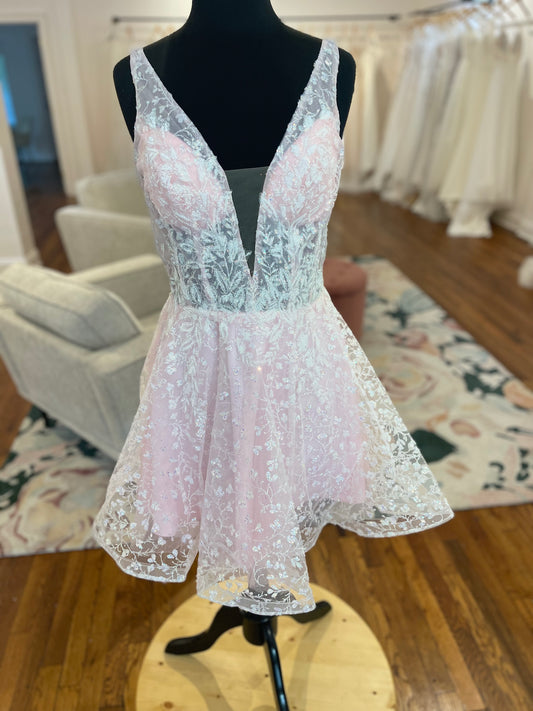 Light pink homecoming dress