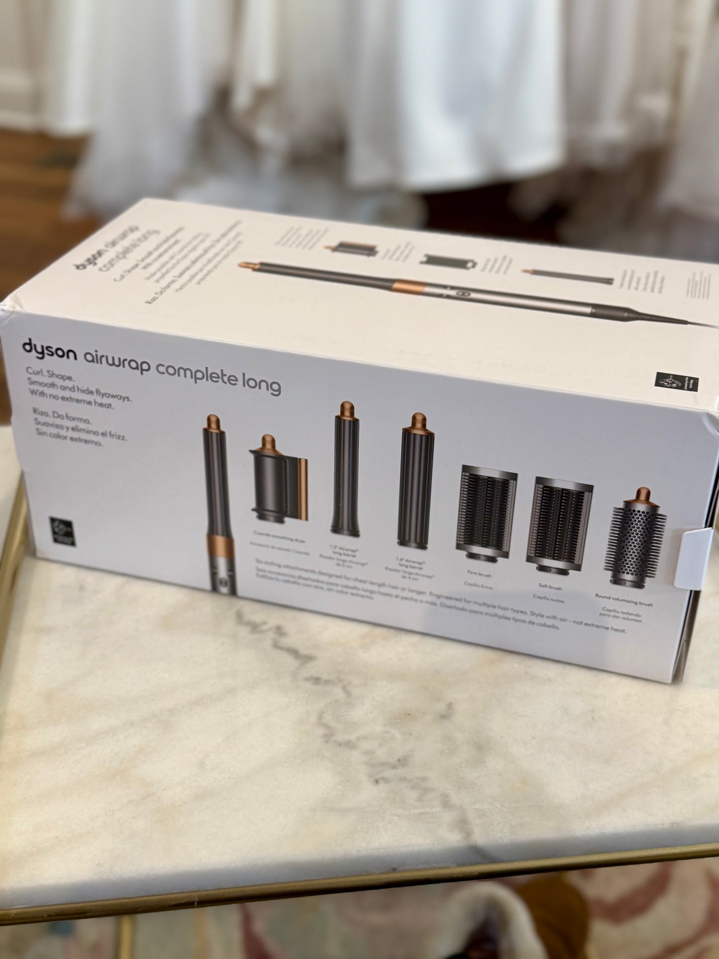 Dyson - Airwrap Multi-Styler Complete Long - Nickel/Copper