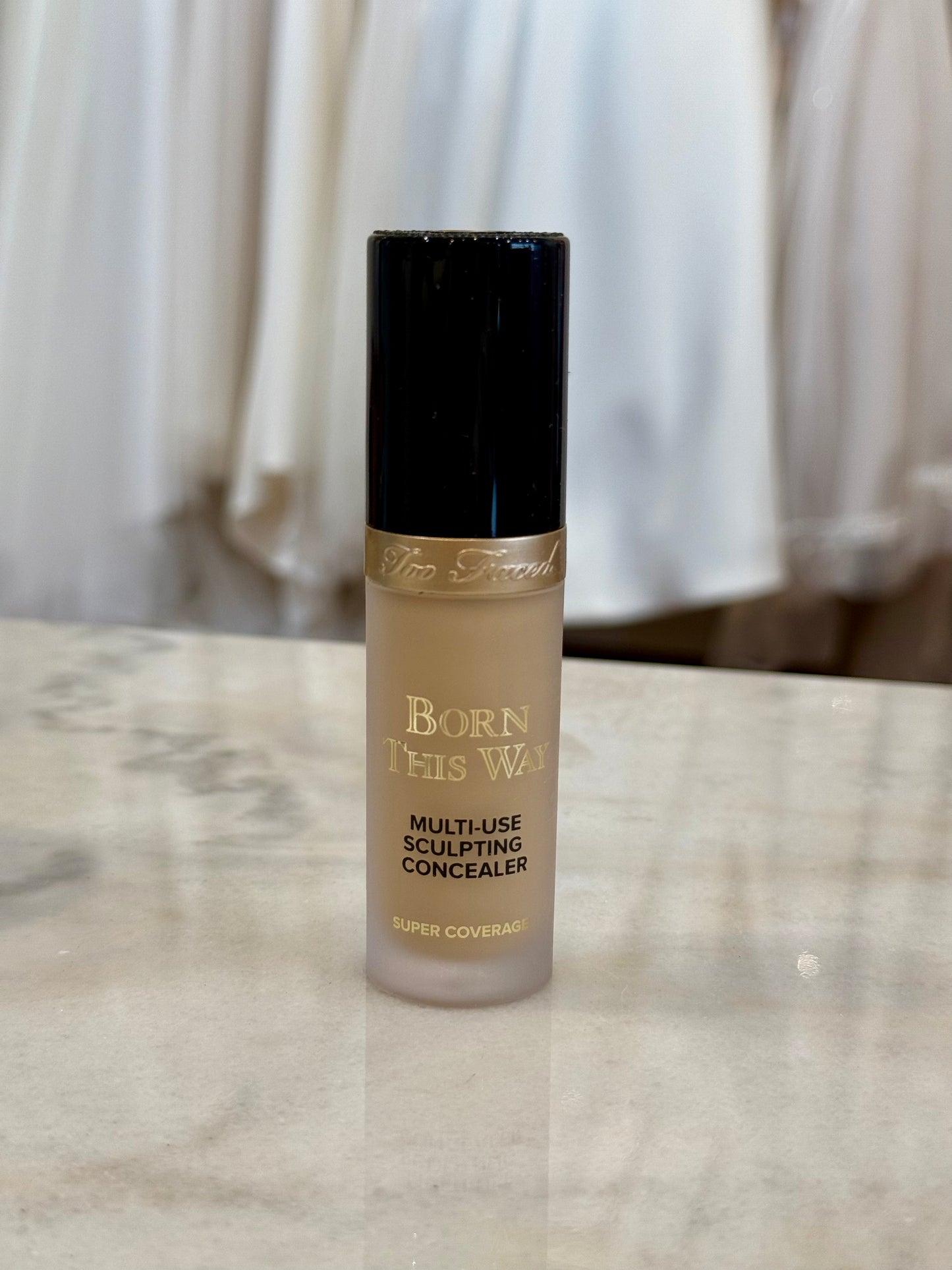 Too Faced Born This Way Super Coverage Multi-Use Concealer | Full Coverage, Oil Free, Long Lasting + Hydrating - 12 light beige