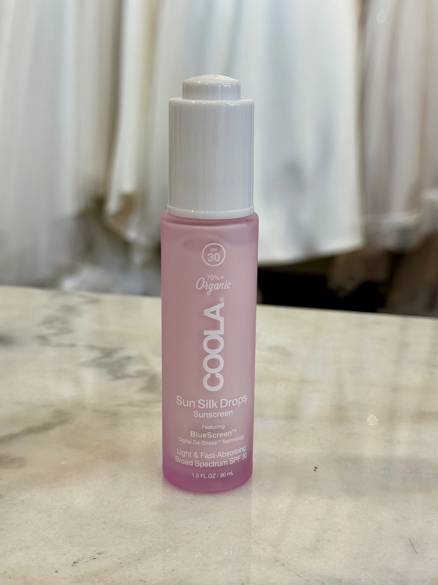 COOLA Organic Sun Silk Drops and Face Moisturizer with SPF 30,