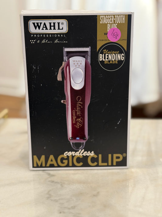 Wahl Professional 5 Star Series Cord/Cordless Magic Clip - Full Size Hair Clipper with Precision Blades, Lithium Ion Battery, and 100+ Minute Run Time for Professional Barbers & Stylists