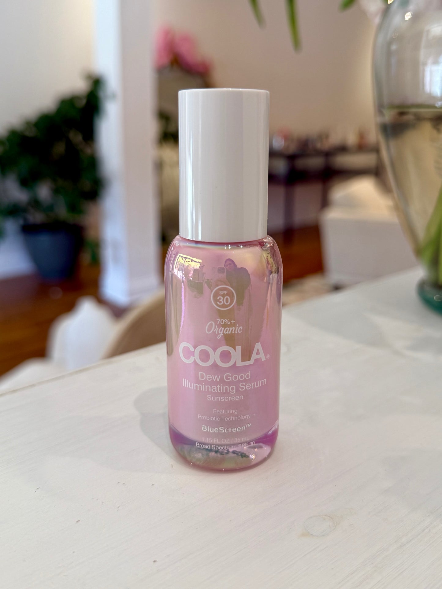 COOLA Dew Good Illuminating Serum Sunscreen with Probiotic Technology SPF 30